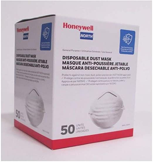 Honeywell Rws-54001 Dust Mask 50/Bx