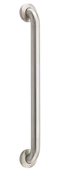 Drive Medical No Drill Grab Bar, Brushed Stainless Steel, 18 Inch