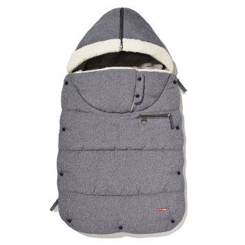 Skip Hop Stroll and Go Three-Season Footmuff, Heather Grey, Toddler