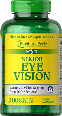 Puritans Pride Senior Eye Vision-200 Capsules, 200 Count