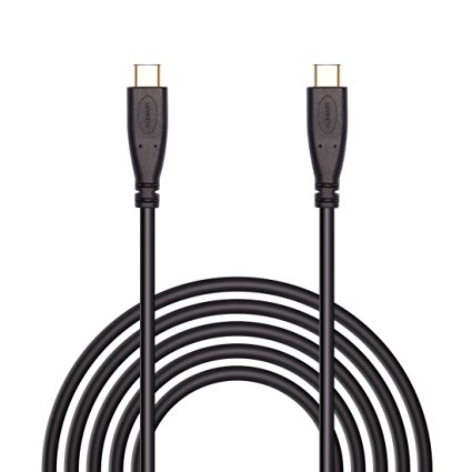 USB Type C (USB-C) Cable, Alegant USB 3.1 Type C to Type C Data Charging Cable Cord for USB Type C Supported Devices (Black 6.6ft)