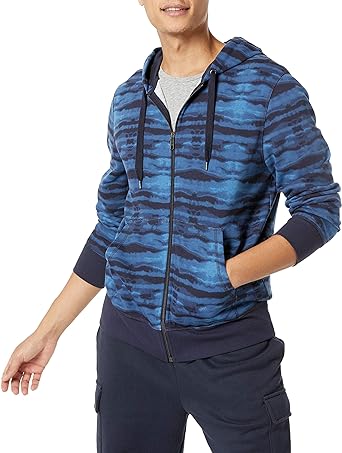 Amazon Essentials Mens Lightweight French Terry Full-Zip Hooded Sweatshirt