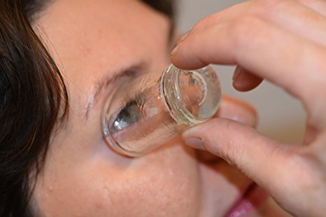 Pro-optics Pro Eye Bath Glass Eye Wash Cup with New & Improved Beveled Shape