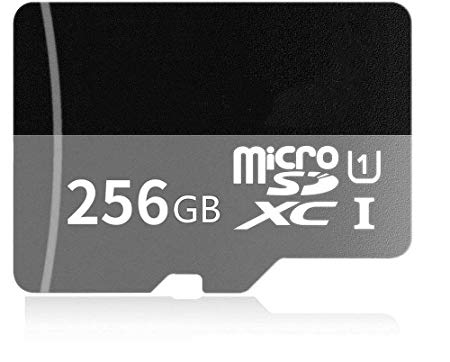 128GB 256GB Micro SD SDXC Memory Card High Speed Class 10 with Micro SD Adapter, Designed for Android Smartphones, Tablets and Other MicroSDXC Compatible Devices (256GB)