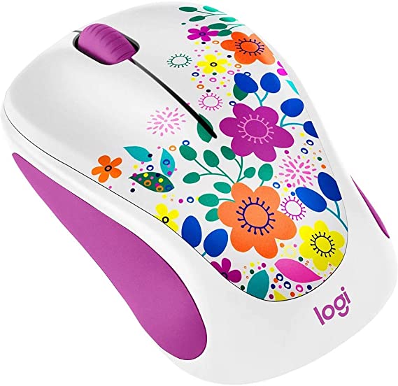 Logitech Design Collection Wireless Mouse - Optical - Wireless - Radio Frequency - 2.40 GHz - USB - 1000 dpi - 3 Button(s)