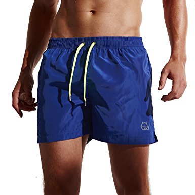 Men's Shorts Swim Trunks Quick Dry Beach Shorts with Pockets for Surfing Running Swimming Watershort