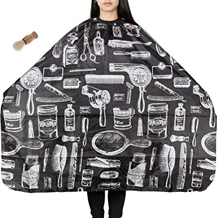 Lictin Hair Apron Hair-cutting Gown Barber Cape Waterproof Anti-static Dyeing Salon