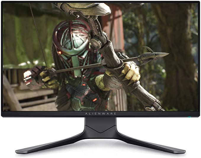 Alienware AW2521HFA 24.5 Inch Full HD (1920x1080) Gaming Monitor, 240Hz, IPS, 1ms, AMD FreeSync Premium, NVIDIA G-SYNC Compatible, DisplayPort, 2x HDMI, 5x USB 3.0, Adjustable Stand, 3 Year Warranty