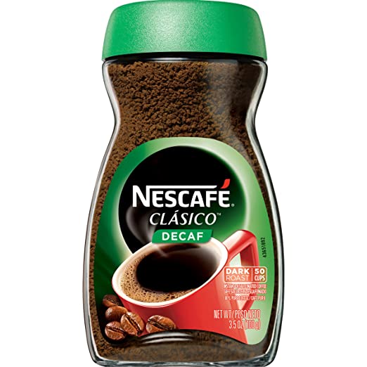 Nescafe Clasico Decaf Instant Coffee, 3.5 oz