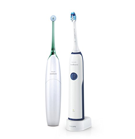 Philips Sonicare Essence  Gum Health & Airfloss Rechargeable Electric Flosser, Bundle Value Pack, HX8218/02