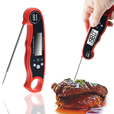Meat Thermometer, WeGuard Instant Read Thermometer cooking thermometer with backlight magnet Auto On/ Off digital probe food thermometer for BBQ Grill smoker