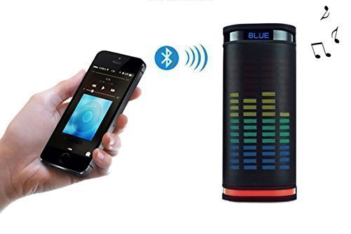 40 Bluetooth Wireless SpeakerPortable PULSE LED Light Stereo Wireless Bluetooth Speaker With FM For Party