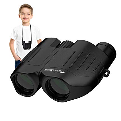 Usogood 10x25 Compact Binoculars for Adults Kids Folding Binoculars with Low Light Night Vision Best Gift Choice for Bird Watching, Outdoor Hunting, Wildlife Monitoring,Traveling, Sightseeing