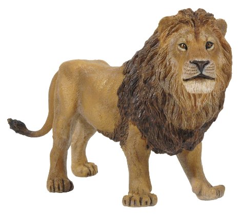 Papo Standing Male Lion Toy Figure