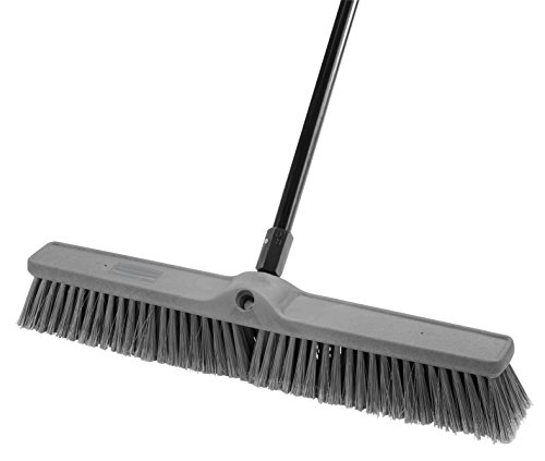 Rubbermaid Commercial Executive Series 24-inch Push Broom, Smooth Surface Fine-Duty Sweep (W/O Handle) (1861213)