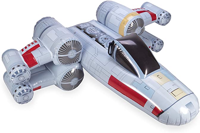 SwimWays Star Wars X-Wing Fighter Inflatable Ride-On Float