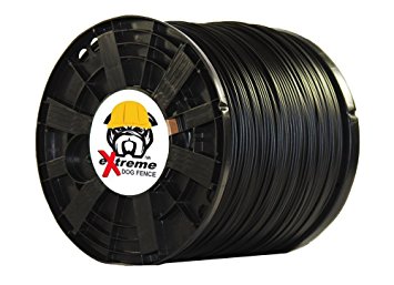 Professional Grade Heavy Duty Solid Core Electric Dog Fence Wire - Compatible With All Wired Electric Pet Fence Systems by eXtreme Dog Fence
