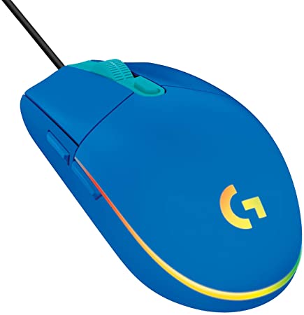 Logitech G203 LIGHTSYNC Wired Gaming Mouse - Blue