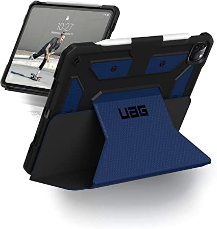 URBAN ARMOR GEAR UAG iPad Pro 11-inch (2nd Gen, 2020) Case Metropolis [Cobalt] Folio Slim Heavy-Duty Tough Multi-Viewing Angles Stand Military Drop Tested Rugged Protective Cover