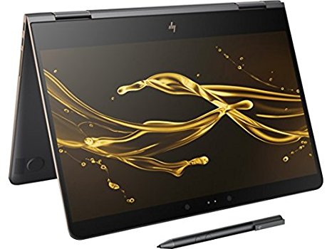 Model HP Spectre x360 - 13t Stylus(16GB RAM, 512GB SSD, 7th Gen. Intel i7-7500U, Windows Ink) 2-in-1 Convertible 13.3" Tablet Kaby Lake Touchscreen Bang & Olufsen Thunderbolt Gyroscope - Dark Ash