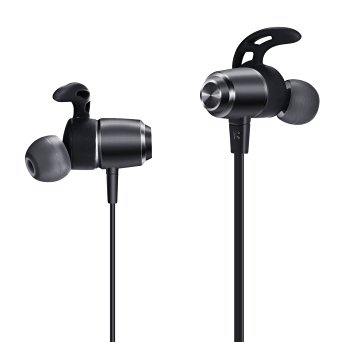 J&L-103 Bluetooth Earphones, Sports Wireless headphones with Magnetic Function (IPX5 Sweatproof, Bluetooth V4.1,APT-X, CVC 6.0,handsfree calling)(Dark Grey)