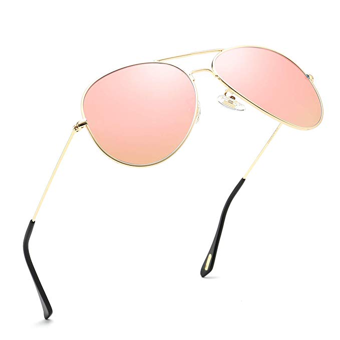 Polarized Sunglasses for Men Women Mirrored Sun Glasses Classic Style - UV400 Protection