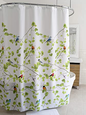 Splash Home Terrasse Polyester Fabric Shower Curtain, 70" x 72", Multi-Colored