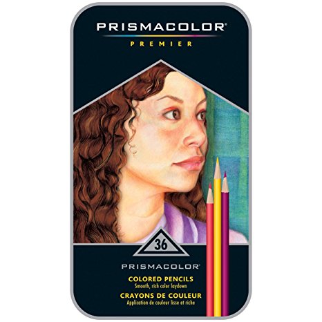 Prismacolor Premier Colored Pencils, Soft Core, 36-Count