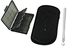 Ocr TM Soft Protective Carry Cover Sleeve Case  18 in 1 Game and Memory Cards Holder Storage Case for PS Vita(PSV)
