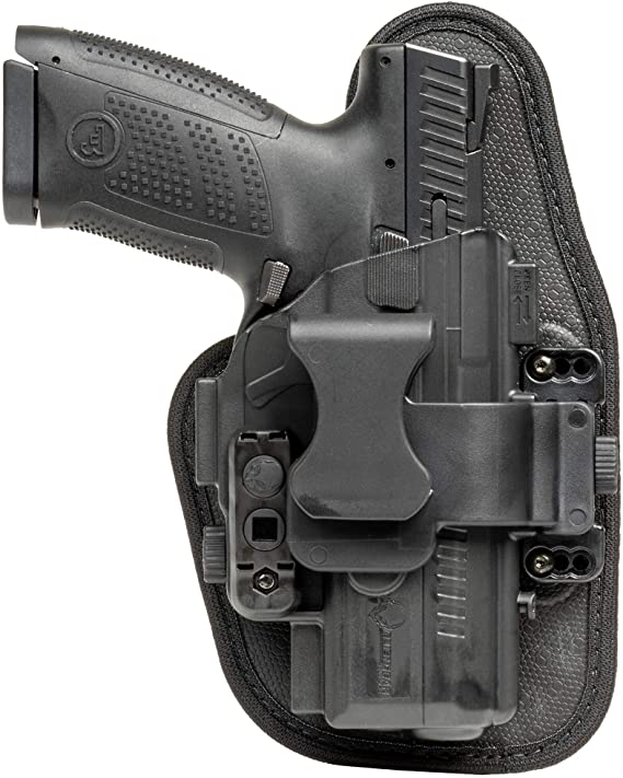 Alien Gear holsters ShapeShift Appendix Holster for Concealed Carry - Custom Fit to Your Gun (Select Pistol Size) - Right or Left Hand - Adjustable Retention - Made in The USA