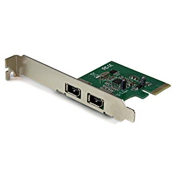 StarTech.com Dual Port 1394a PCI Express FireWire Card Adapter PEX1394A2V