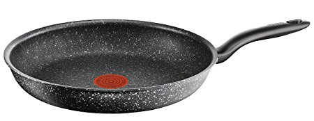 Tefal Meteor Non-stick Frying Pan, 24 cm - Stone Effect (Black)