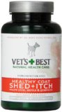 Vets Best Healthy Coat Shed and Itch Relief Chewable Tablets 50 Count