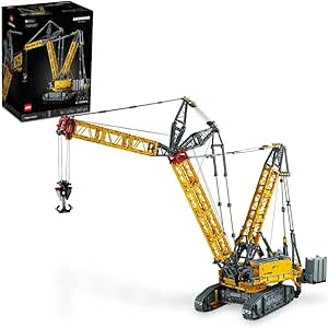 LEGO Technic Liebherr Crawler Crane LR 13000 Set, Build the Ultimate Remote Controlled Construction Vehicle with Control  App, Winch System and Luffing Jib, Large Model for Adults, Men, Women 42146