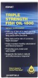GNC Triple Strength Fish Oil 1500 mg 120 Soft Gels