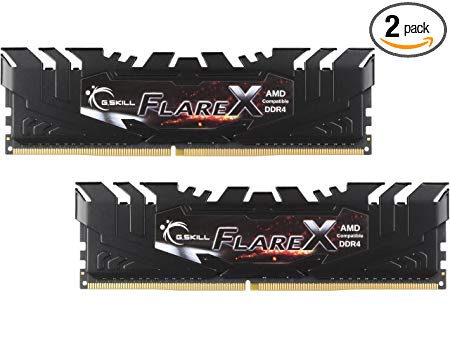 G.Skill Flare X Series 16GB (2 x 8GB) 288-Pin DDR4 2400 (PC4 19200) for AMD Ryzen Desktop Memory Model F4-2400C15D-16GFX