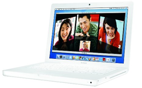 Apple MacBook MA254LLA 133 Laptop 183 GHz Intel Core Duo 512 MB RAM 60 GB Hard Drive DVD-ROMCD-RW Drive- White