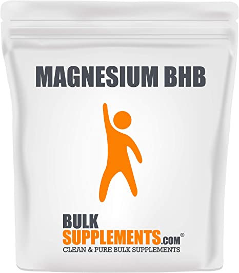 BulkSupplements.com Magnesium BHB Powder - Exogenous Ketones - BHB Salts - Fasting Electrolyte Supplement - Keto Preworkout (250 Grams)