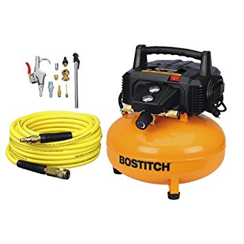 BOSTITCH BTFP02012-WPK 6-Gallon 150 PSI Oil-Free Compressor Kit