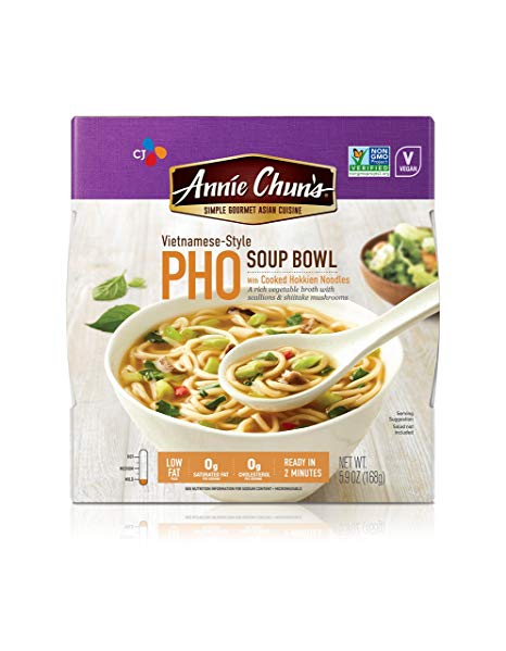 Annie Chun's Soup Bowl, Vietnamese Style Pho, Non-GMO, Vegan, 5.9-Ounce