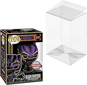 Funko Pop! Marvel: Black Panther #891 (Black Light) Special Edition Exclusive Vinyl Figure Collectibles