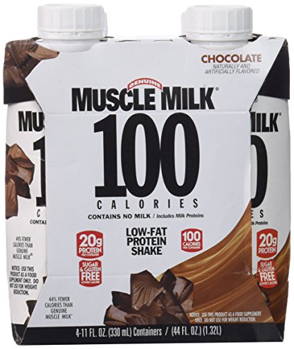 Cytosport Muscle Milk 100 Calories Nutritional Drink, Chocolate, 4 Count