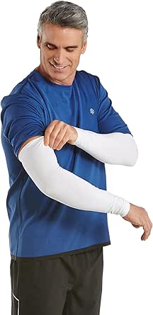 Coolibar UPF 50  Men's Navagio Sun Sleeves - Sun Protective