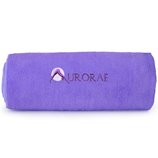 Aurorae Non Slip Hot Microfiber Yoga Mat Towel