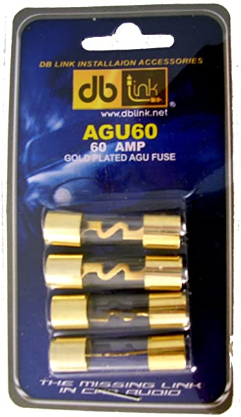 DB Link AGU60 60 Amp Gold AGU Fuses - Pack of 4