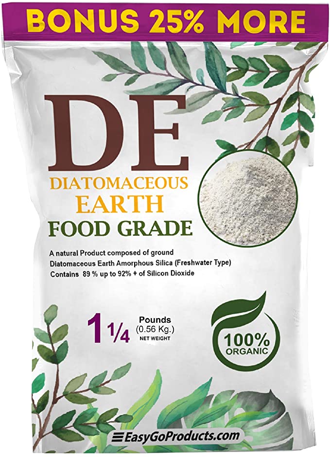EasyGoProducts Diatomaceous Earth - 100% Natural Food Grade - DE Fresh Water