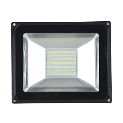 WIDEN ELECTRIC 2PCS 100W LED SMD Outdoor Garden Light Waterproof IP65 Security LED Floodlight Warm White Lighting Super Bright