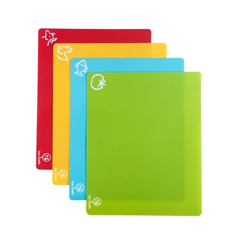Cutting board Set of 4 Unique 15''X12'' table pads with Anti-microbial -Germ-resistant -Dishwasher Safe-odor free.Complimentary VIP Membership included!