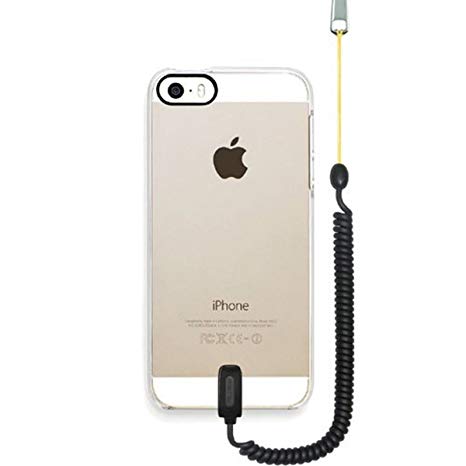 Kenu Highline for iPhone SE, 5s/5 | Security Cell Phone Bungee Leash and Protective Case