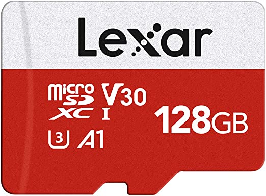 Lexar Micro SD Card Up to 100/30MB/s(R/W), 128G MicroSDXC Memory Card   SD Adapter with A1, C10, U3, V30, 4K Video Recording, TF Card